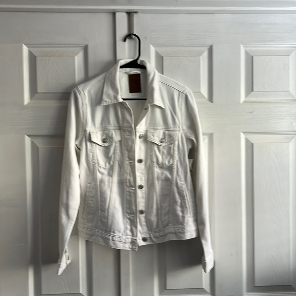 Gap White denim jacket